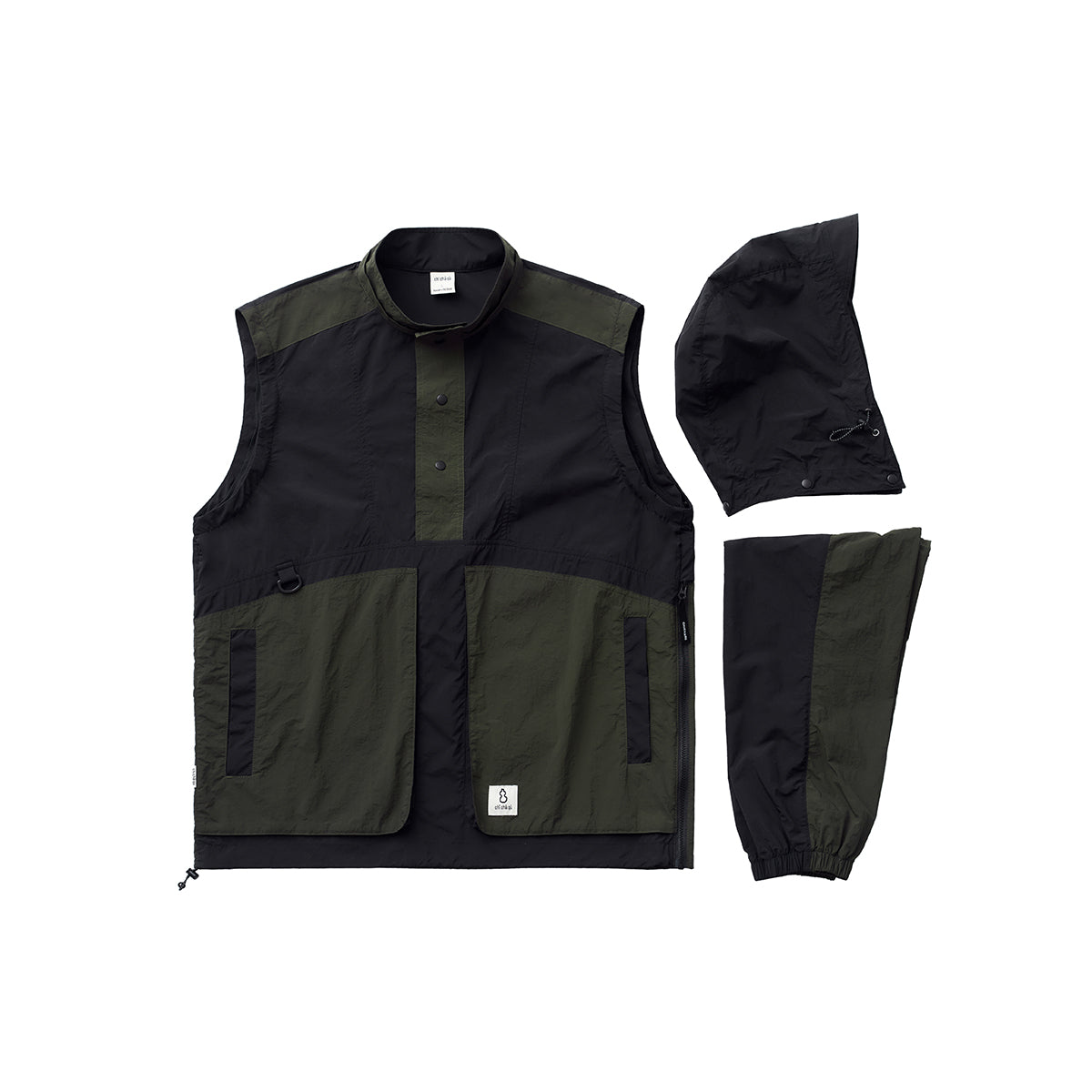 Chichaqu Detachable Hood Stand-Collar Jacket