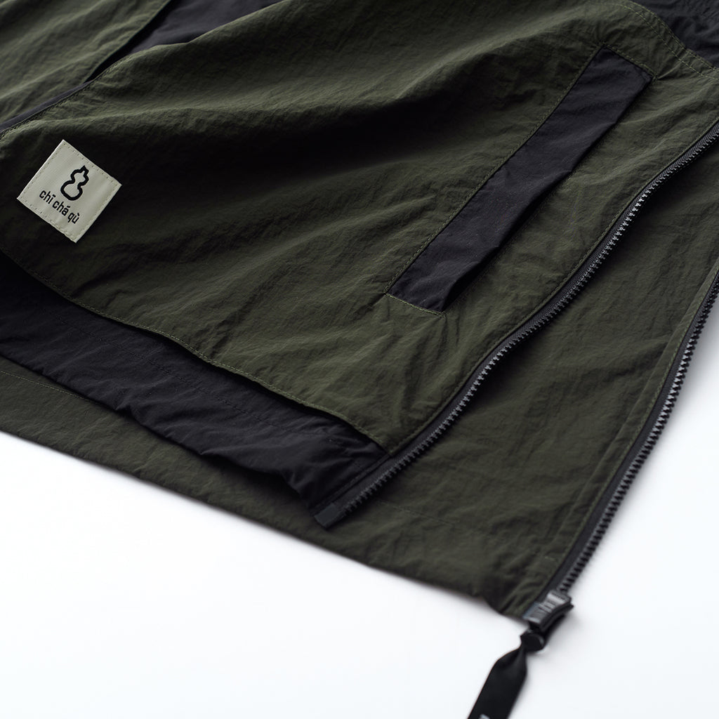 Chichaqu Detachable Hood Stand-Collar Jacket