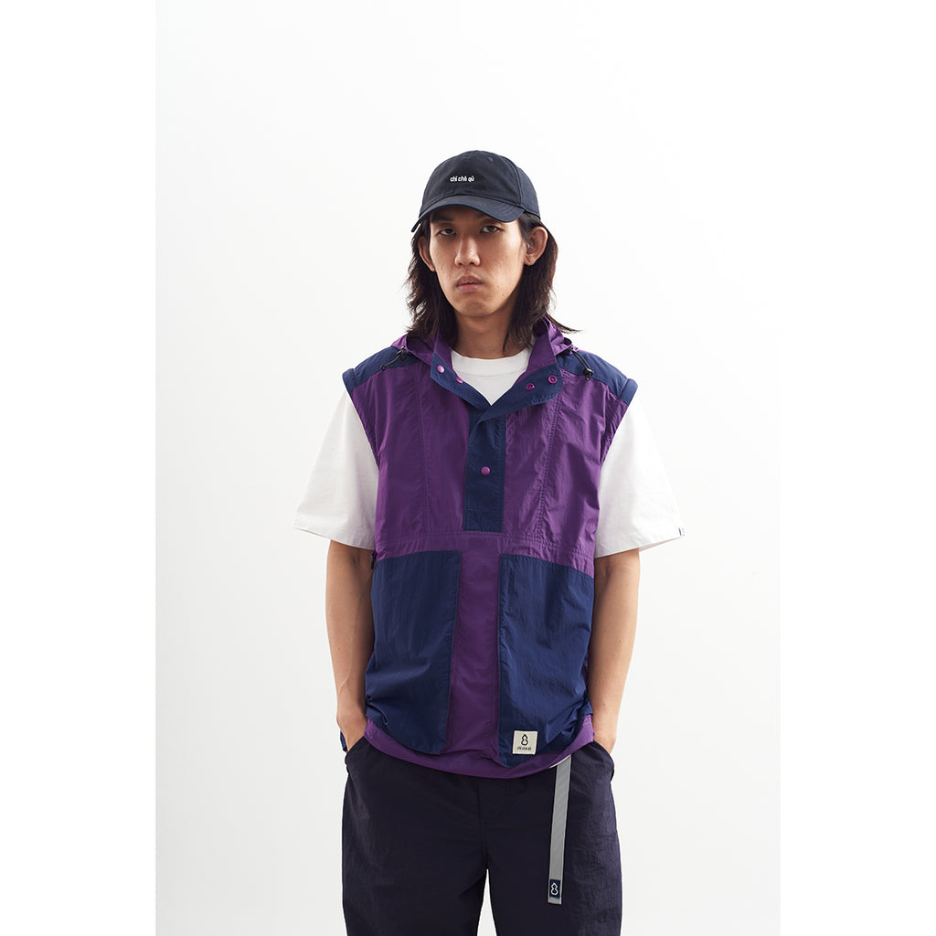 Chichaqu Detachable Hood Stand-Collar Jacket