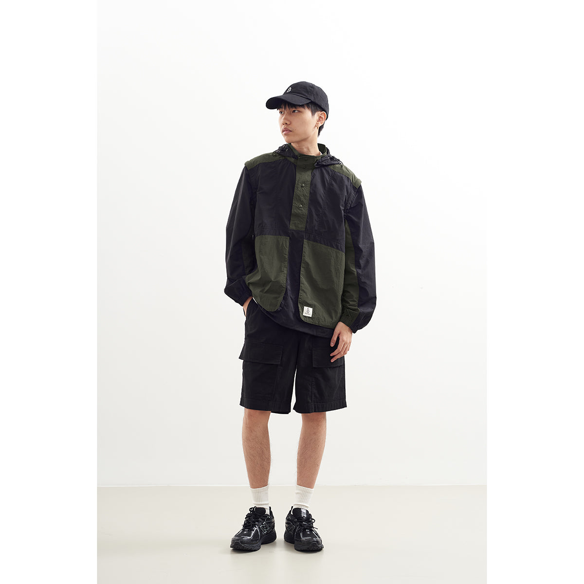 Chichaqu Detachable Hood Stand-Collar Jacket