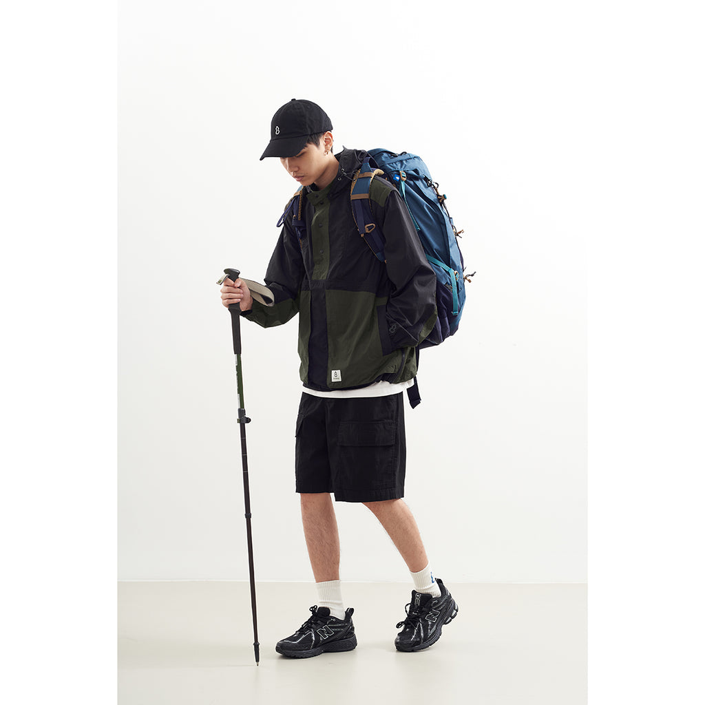 Chichaqu Detachable Hood Stand-Collar Jacket