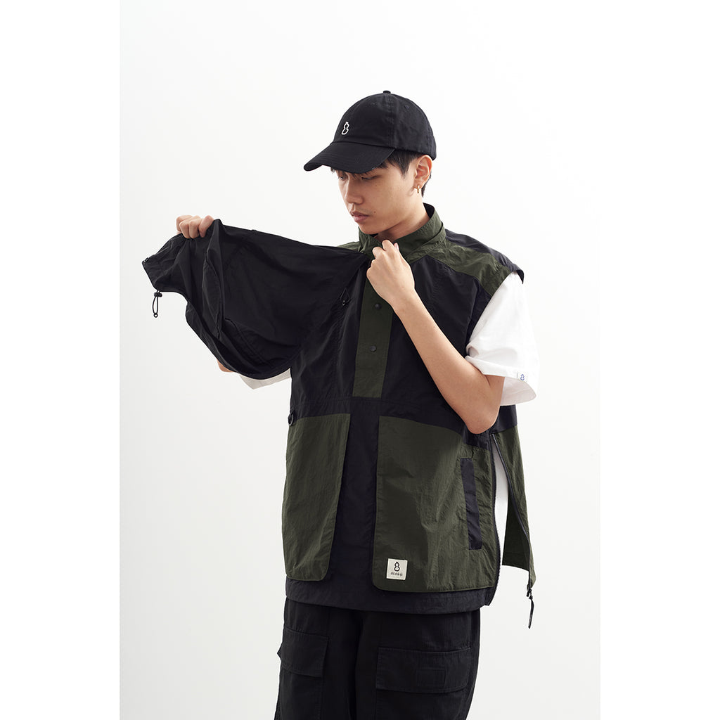 Chichaqu Detachable Hood Stand-Collar Jacket